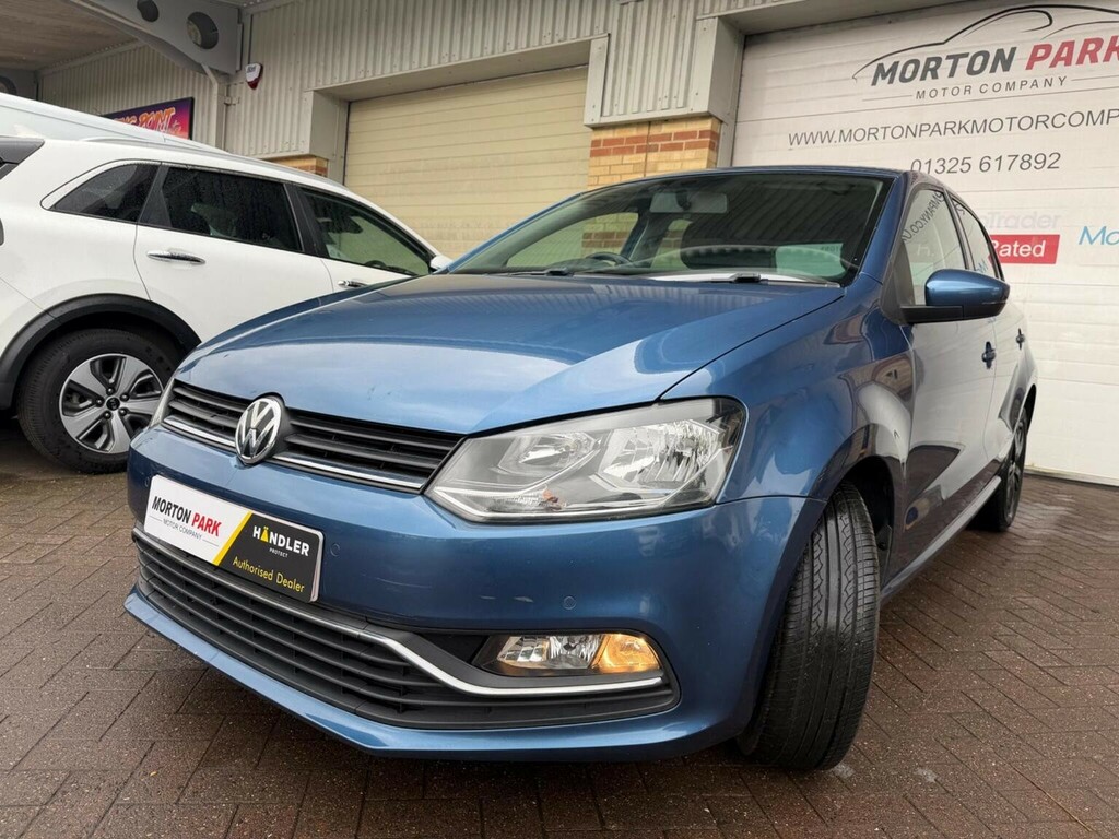 Volkswagen Polo Hatchback 1.4 Tdi Bluemotion Tech Match Euro 6 S Blue #3
