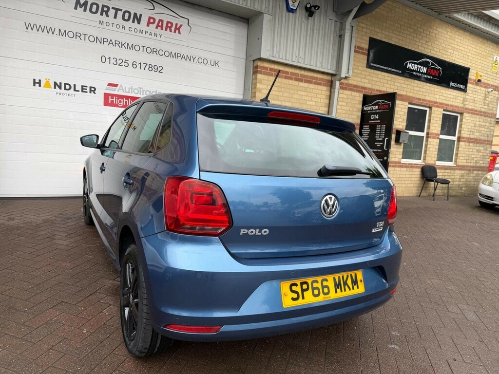 Volkswagen Polo Hatchback 1.4 Tdi Bluemotion Tech Match Euro 6 S Blue #4