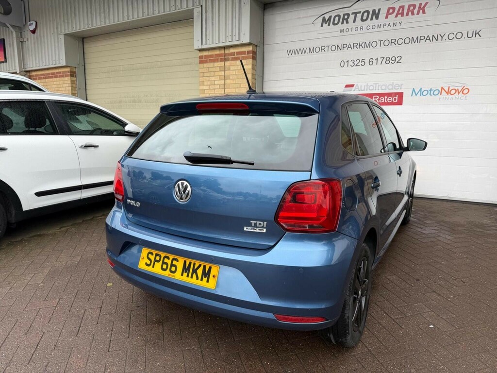 Volkswagen Polo Hatchback 1.4 Tdi Bluemotion Tech Match Euro 6 S Blue #6