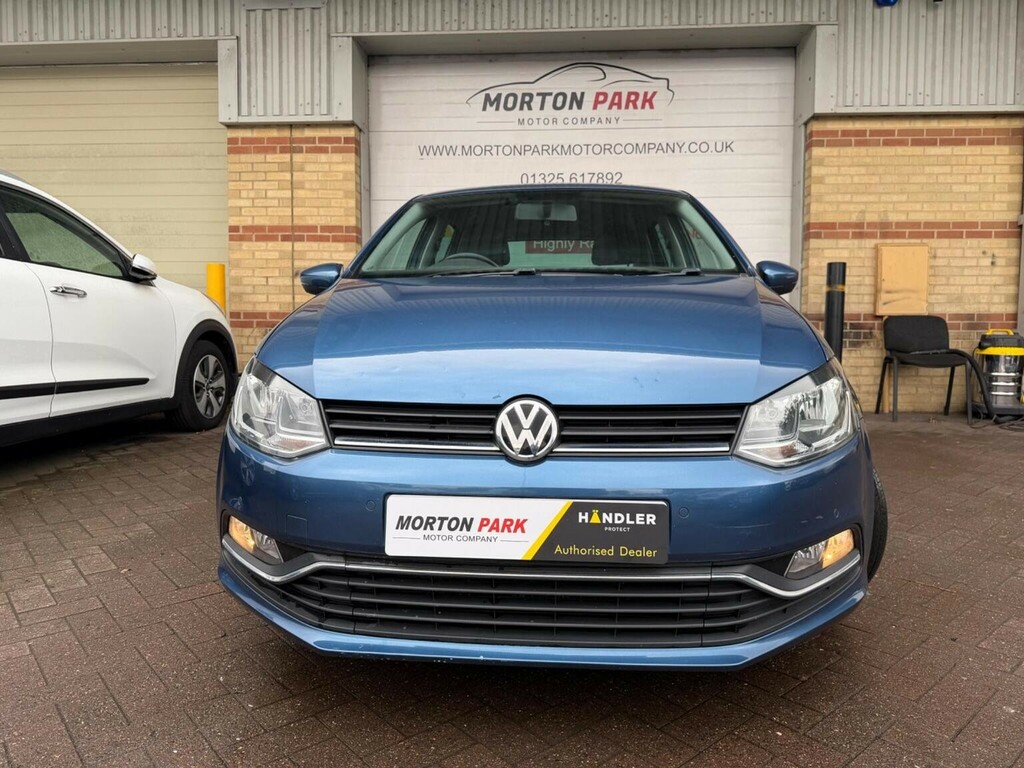 Volkswagen Polo Hatchback 1.4 Tdi Bluemotion Tech Match Euro 6 S Blue #2