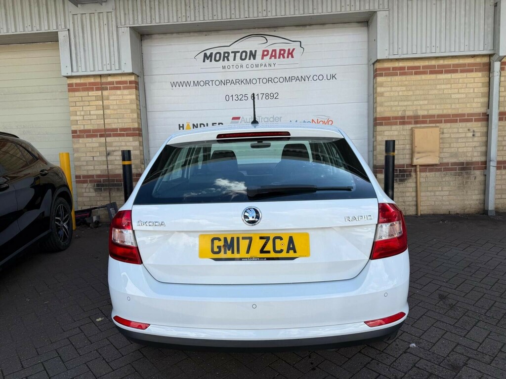 Skoda Rapid Spaceback 1.2 Tsi Se Tech Dsg Euro 6 Ss GM17ZCA White #6