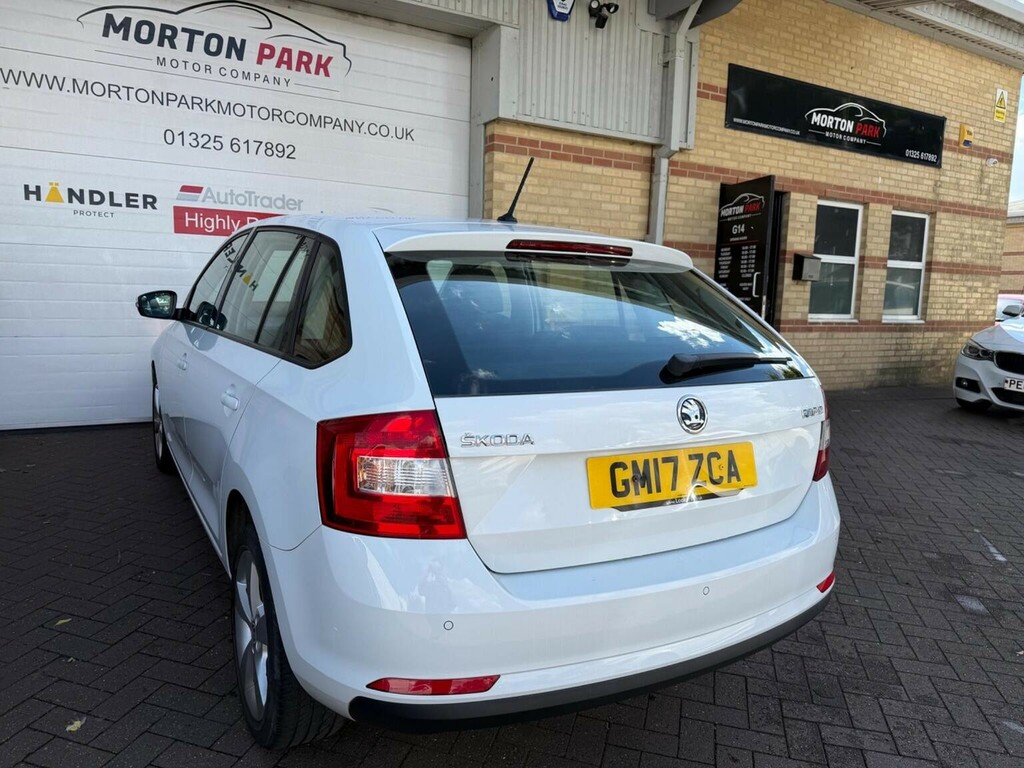 Skoda Rapid Spaceback 1.2 Tsi Se Tech Dsg Euro 6 Ss GM17ZCA White #5