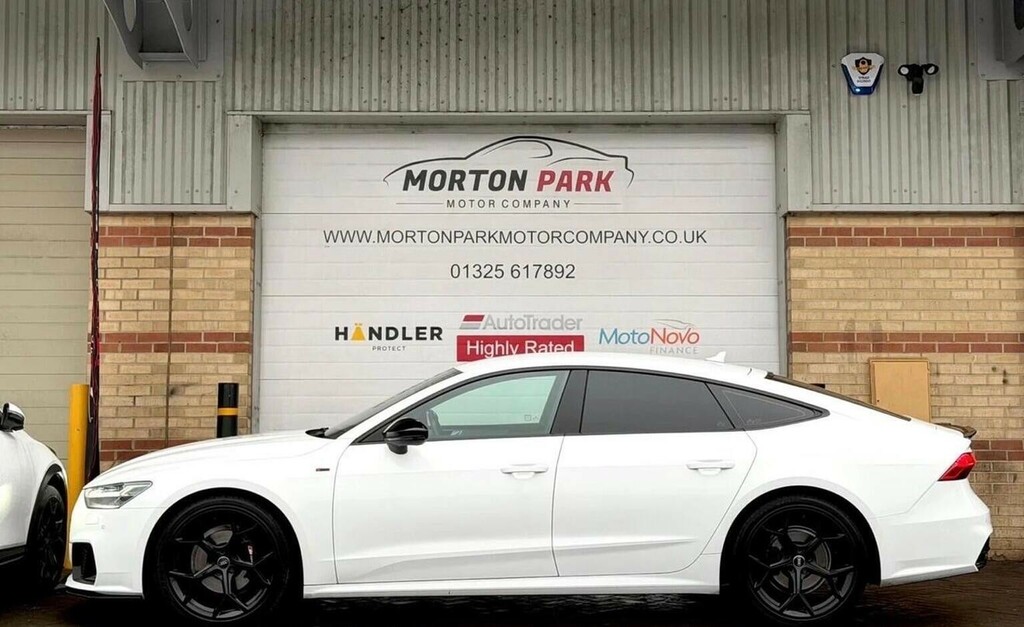 Audi A7 Hatchback 2.0 Tdi 40 S Line Sportback S Tronic Eur White #4