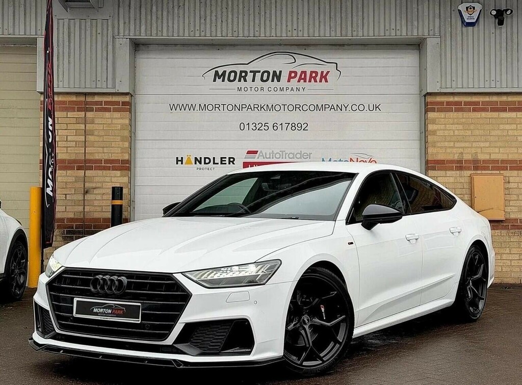Audi A7 Hatchback 2.0 Tdi 40 S Line Sportback S Tronic Eur White #3