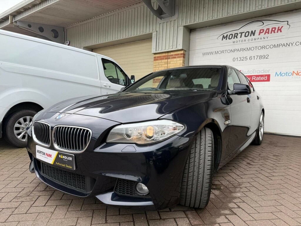 BMW 5 Series 2.0 520D M Sport Steptronic Euro 5 Ss Black #3