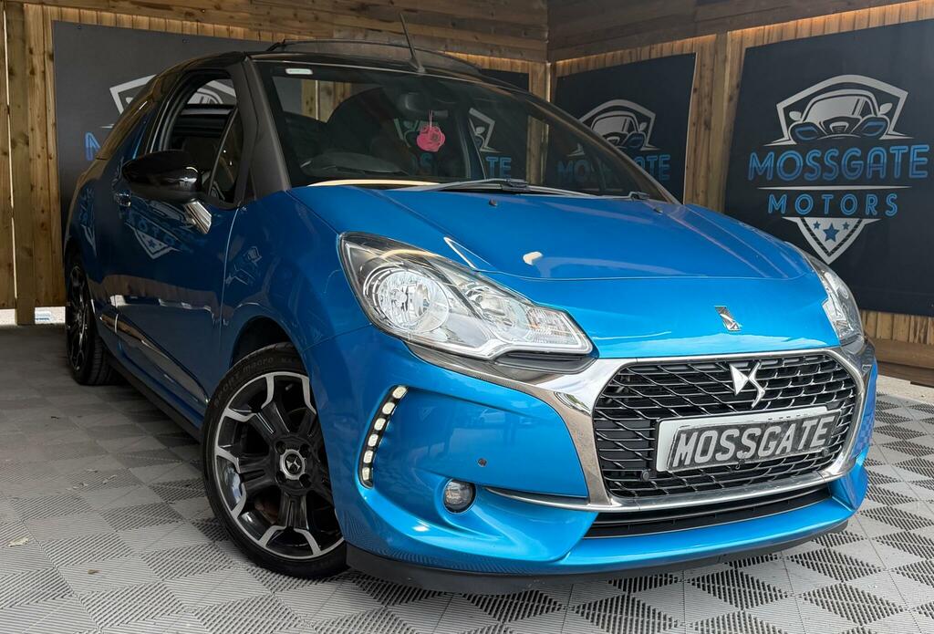 DS DS 3 Cabrio 1.2 Puretech Elegance Cabriolet Eat6 Euro 6 Ss Blue