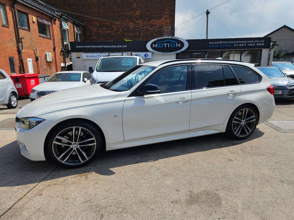 BMW 3 Series Saloon Blue #8