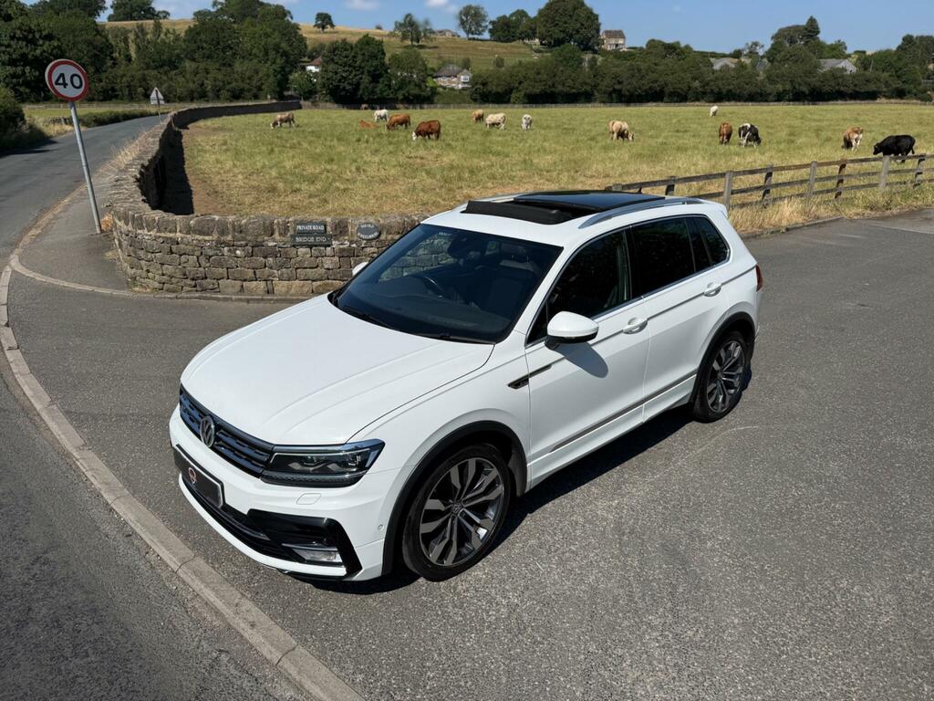 Volkswagen Tiguan 2.0 Tsi Bluemotion Tech R-line Dsg 4Motion Euro 6 PJ66ZDK White #3
