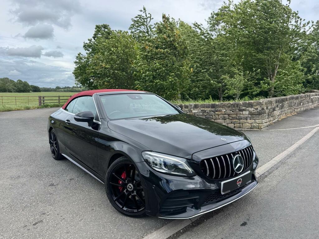 Mercedes-Benz C Class 2.0 C220d Amg Line Premium Cabriolet G-tronic E Black