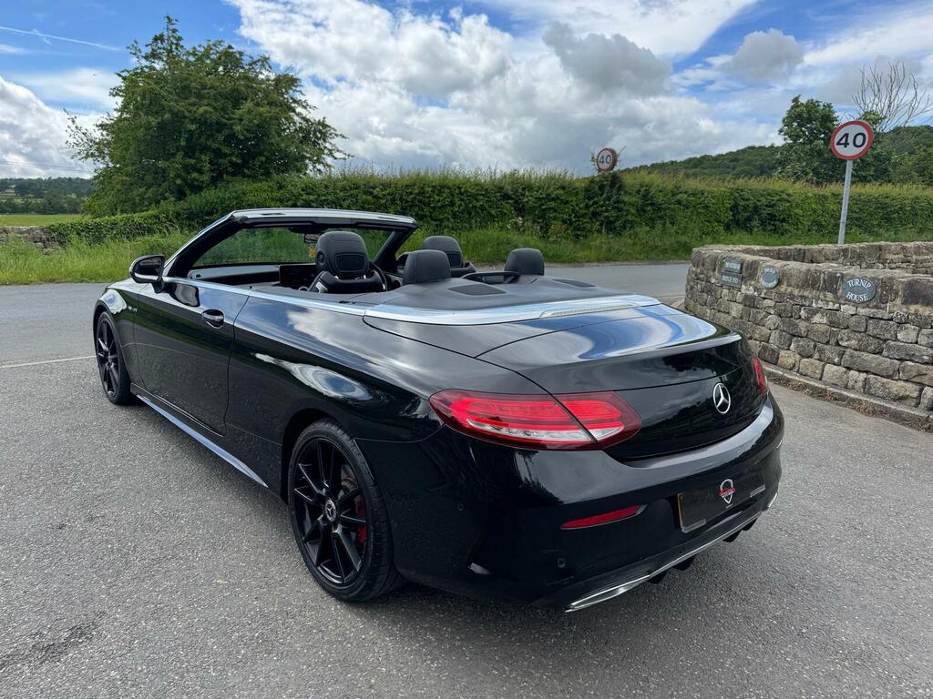 Mercedes-Benz C Class 2.0 C220d Amg Line Premium Cabriolet G-tronic E Black #4