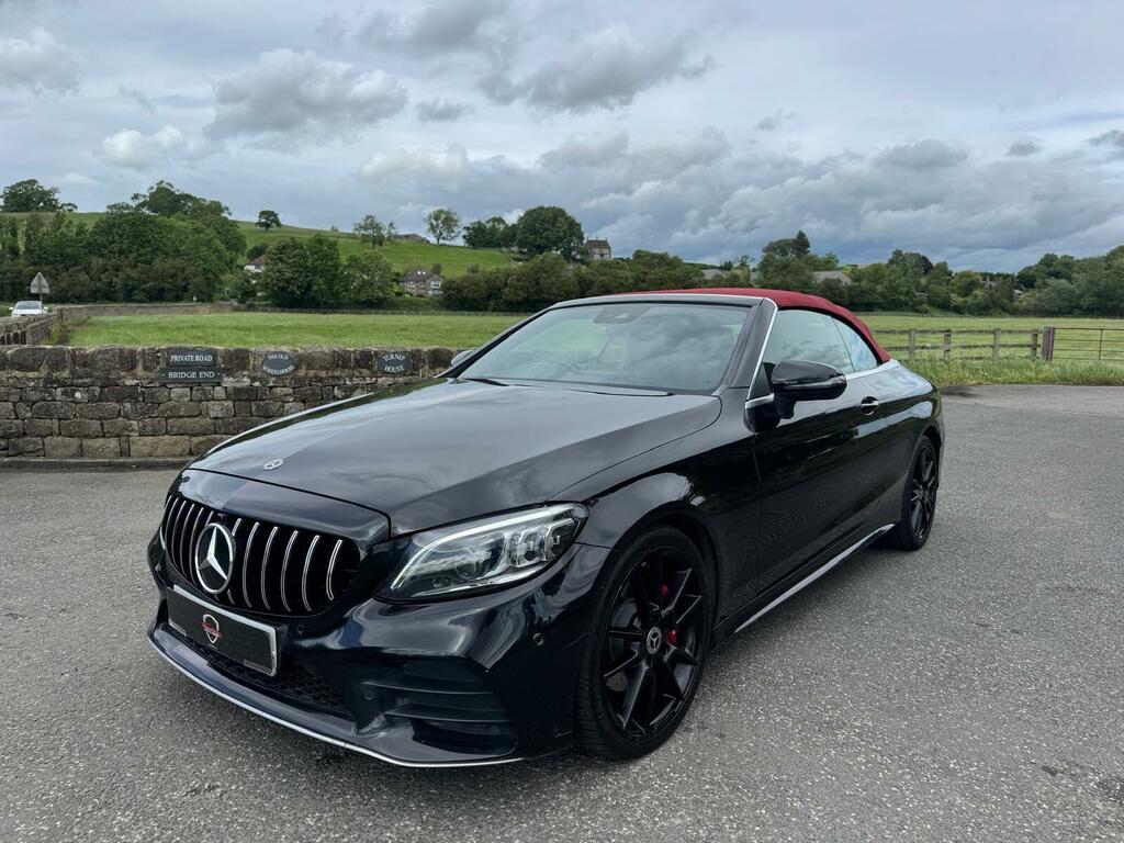 Mercedes-Benz C Class 2.0 C220d Amg Line Premium Cabriolet G-tronic E Black #2