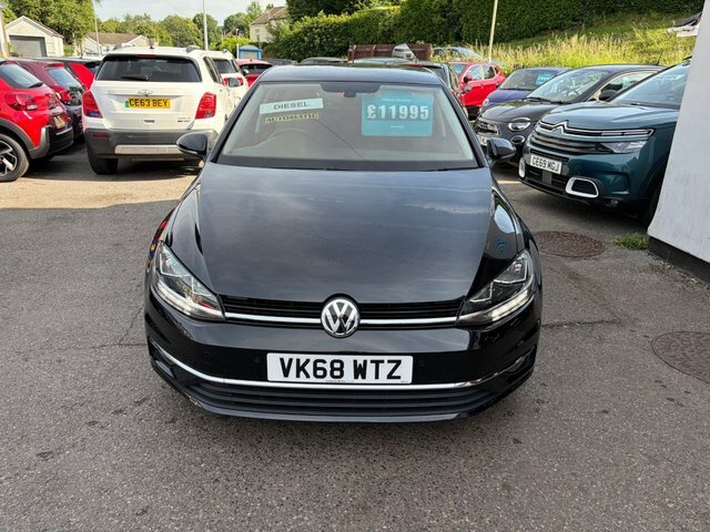 Volkswagen Golf 1.6 Tdi Gt Hatchback Dsg Euro 6 S S VK68WTZ Black #2