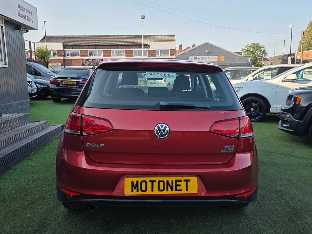 Volkswagen Golf 1.6 Tdi Bluemotion Tech Se Hatchback Ma Red #4