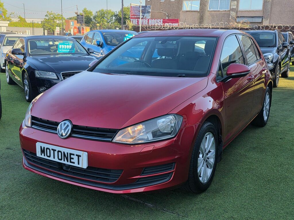 Volkswagen Golf 1.6 Tdi Bluemotion Tech Se Hatchback Ma Red #3
