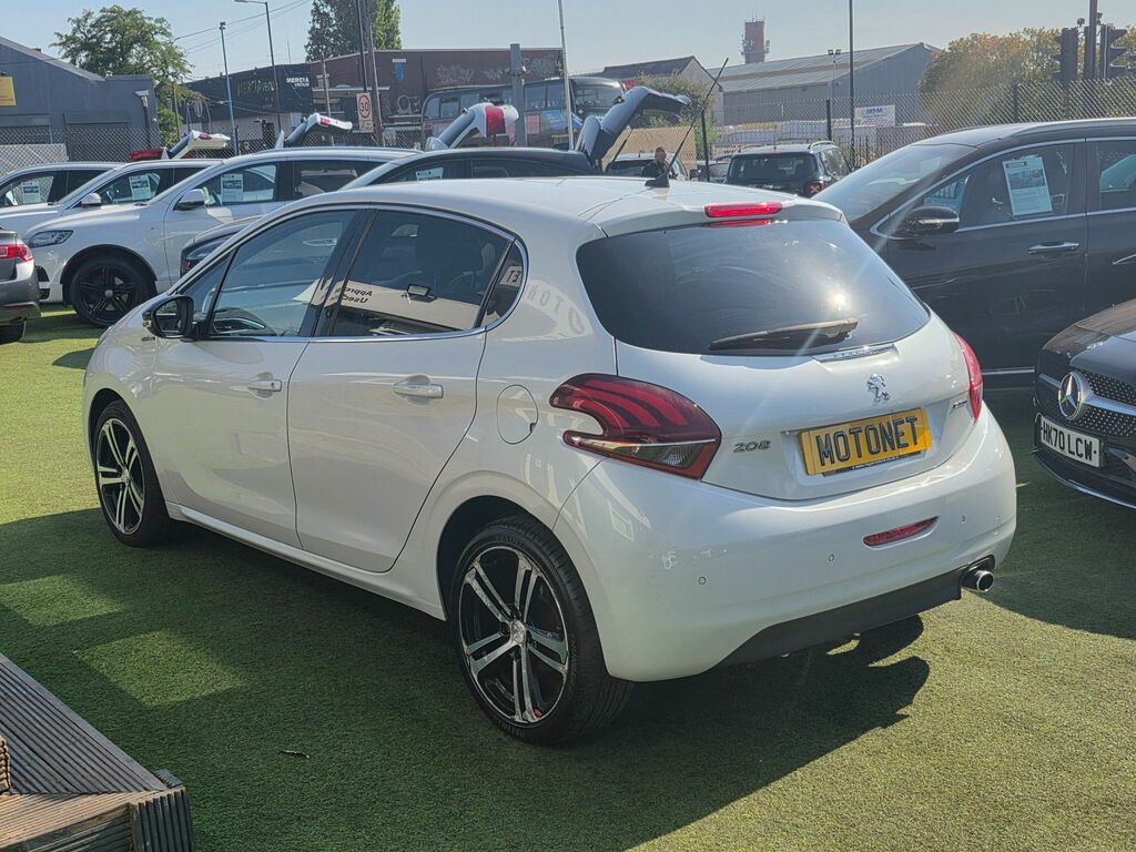 Peugeot 208 1.2 Puretech Gt Line Hatchback E BN16EXD White #5