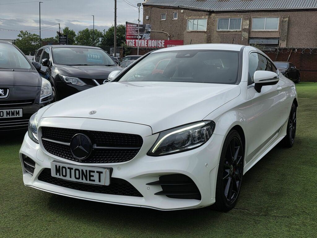 Mercedes-Benz C Class 2.0 C300d Amg Line Premium Coupe White #5