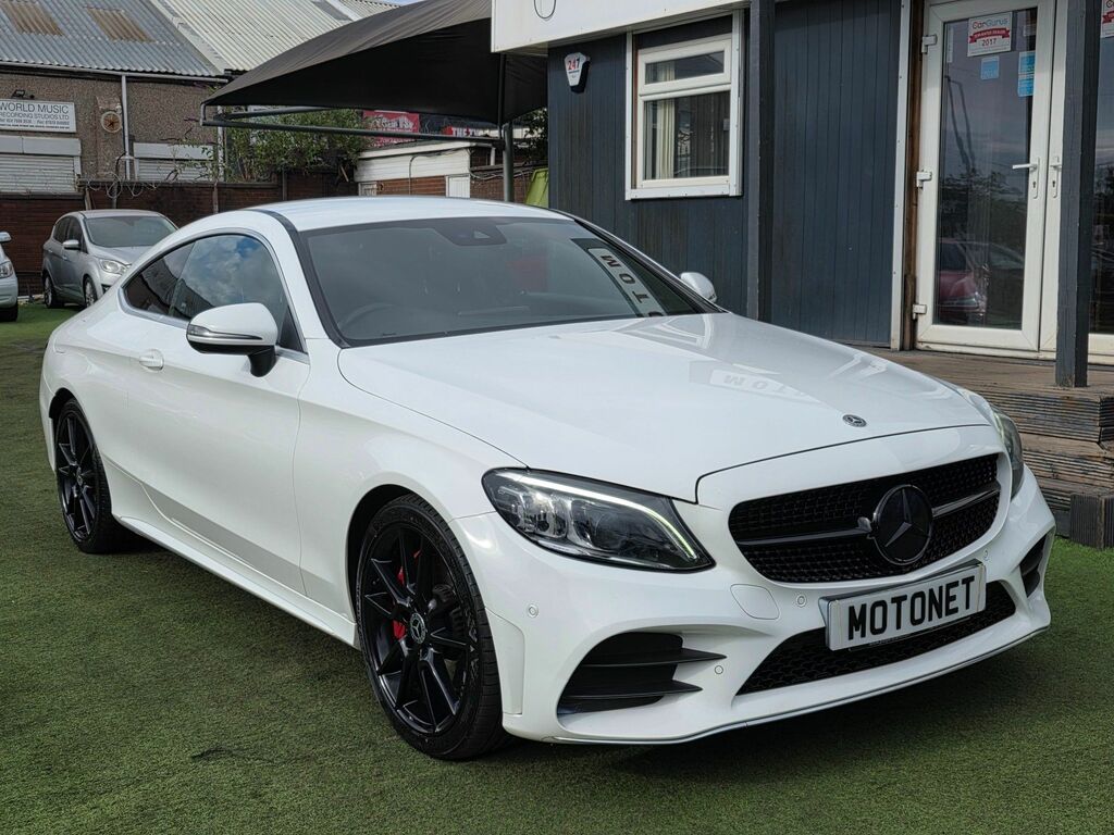 Mercedes-Benz C Class 2.0 C300d Amg Line Premium Coupe White