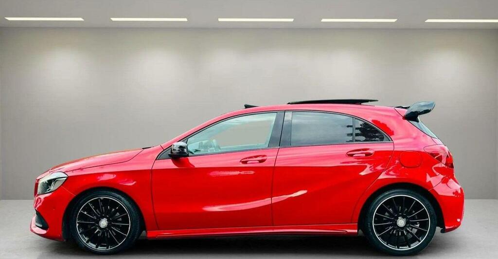 Mercedes-Benz A Class Hatchback 2.1 A200d Amg Line Premium Plus 7G-dct BG66KJJ Red #4