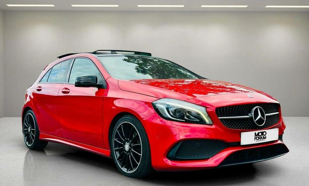 Mercedes-Benz A Class Hatchback 2.1 A200d Amg Line Premium Plus 7G-dct BG66KJJ Red