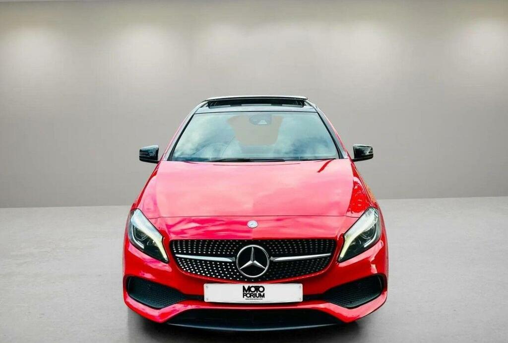 Mercedes-Benz A Class Hatchback 2.1 A200d Amg Line Premium Plus 7G-dct BG66KJJ Red #2