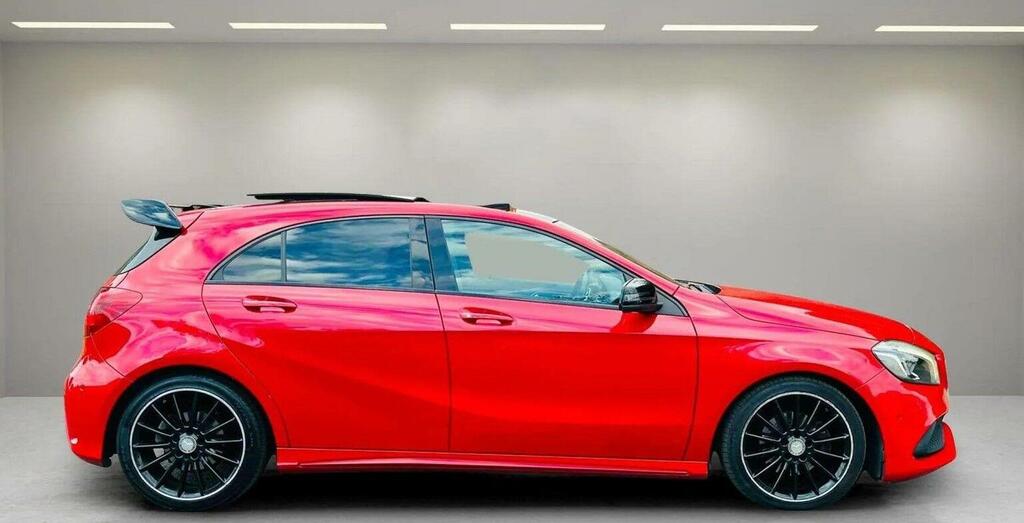Mercedes-Benz A Class Hatchback 2.1 A200d Amg Line Premium Plus 7G-dct BG66KJJ Red #3
