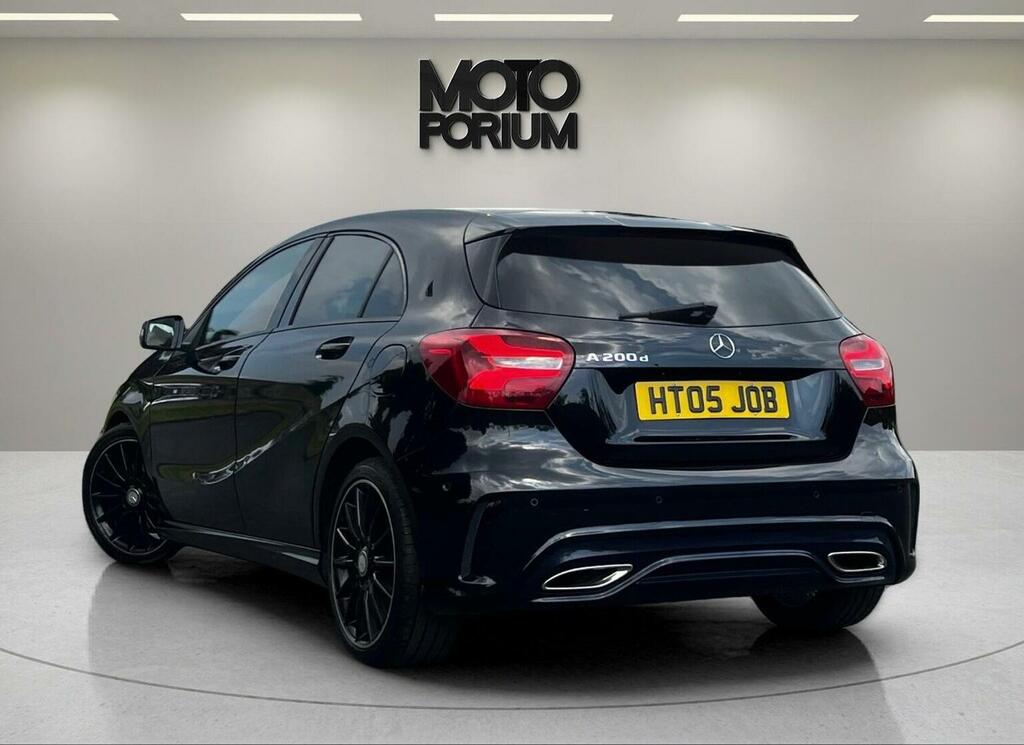 Mercedes-Benz A Class Hatchback 2.1 A200d Amg Line Premium 7G-dct Euro HT05JOB Black #5