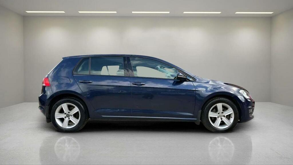 Volkswagen Golf Hatchback 1.6 Tdi Bluemotion Tech Match Edition Ds SV66VJM Blue #6