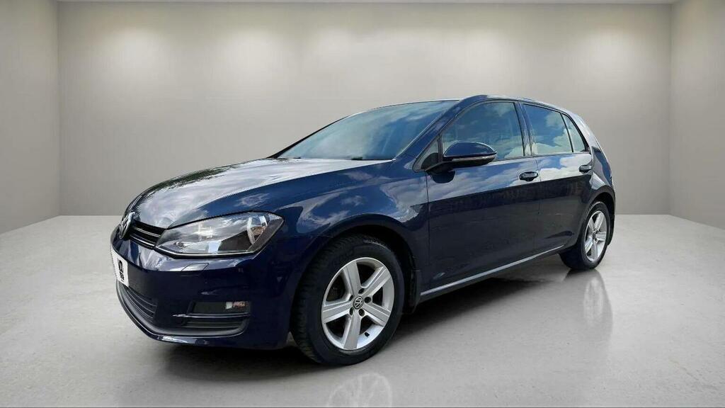 Volkswagen Golf Hatchback 1.6 Tdi Bluemotion Tech Match Edition Ds SV66VJM Blue #2