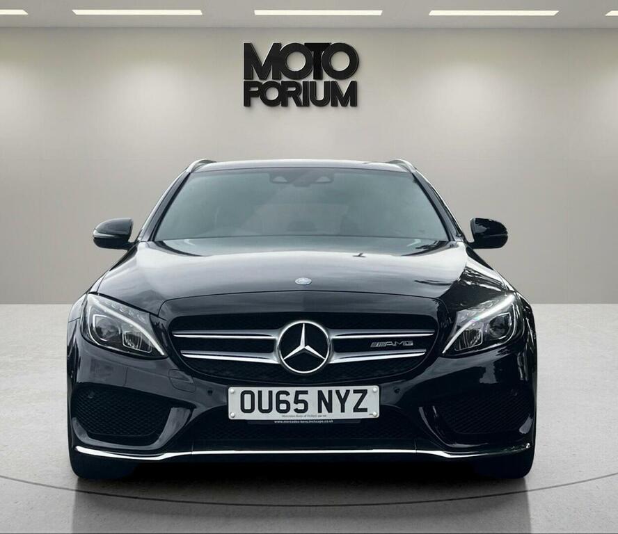 Mercedes-Benz C Class Estate 2.1 C220d Amg Line 7G-tronic Euro 6 Ss OU65NYZ Black #3