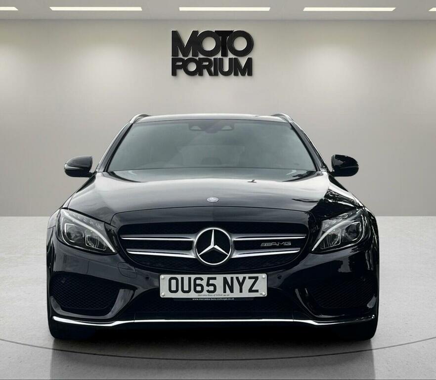 Mercedes-Benz C Class Estate 2.1 C220d Amg Line 7G-tronic Euro 6 Ss OU65NYZ Black #6
