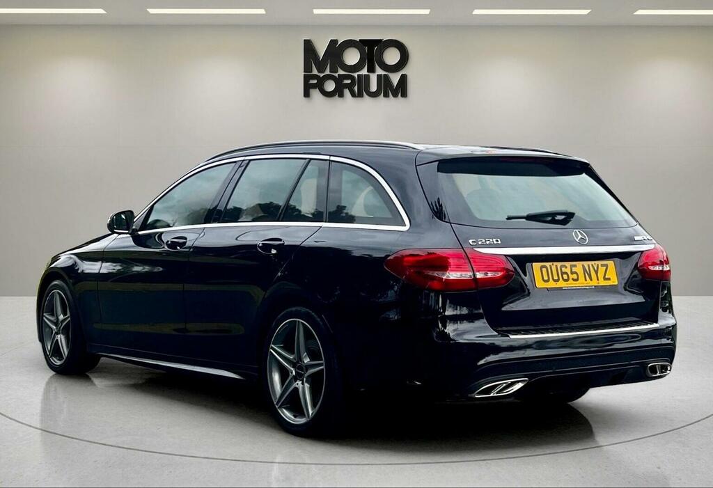 Mercedes-Benz C Class Estate 2.1 C220d Amg Line 7G-tronic Euro 6 Ss OU65NYZ Black #5