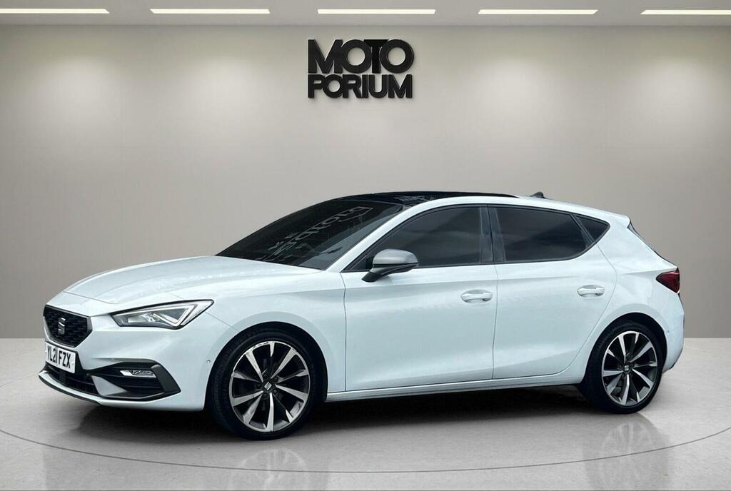 Seat Leon Hatchback 1.0 Etsi Mhev Fr Sport Dsg Euro 6 Ss White #3