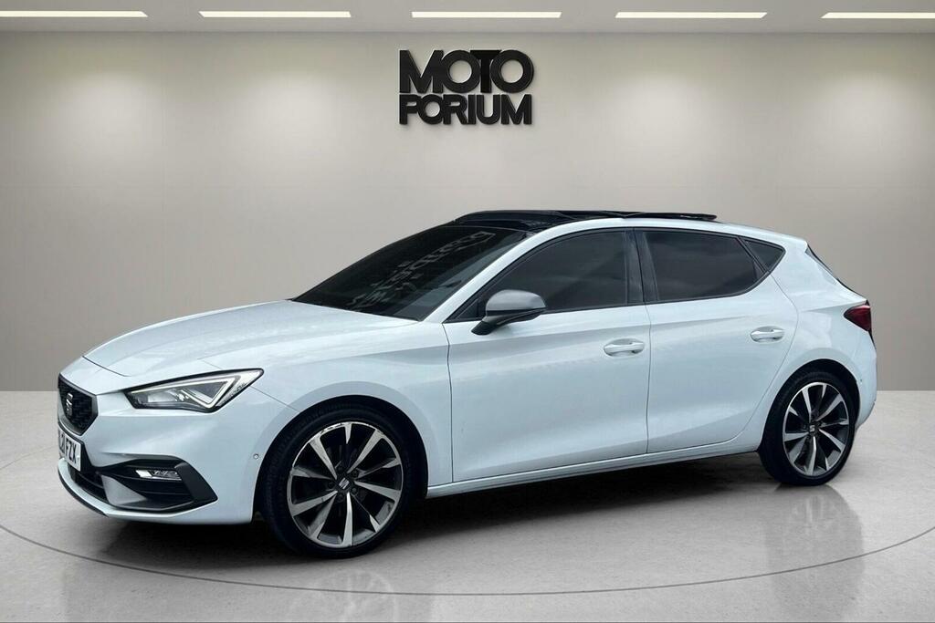 Seat Leon Hatchback 1.0 Etsi Mhev Fr Sport Dsg Euro 6 Ss White #5