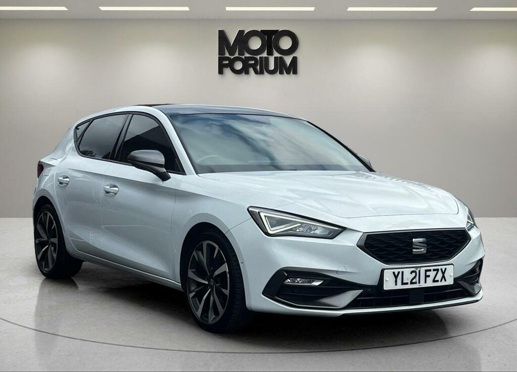 Seat Leon Hatchback 1.0 Etsi Mhev Fr Sport Dsg Euro 6 Ss White #2