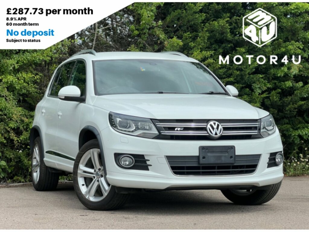 Volkswagen Tiguan R-line Tsi Bluemotion Technology White