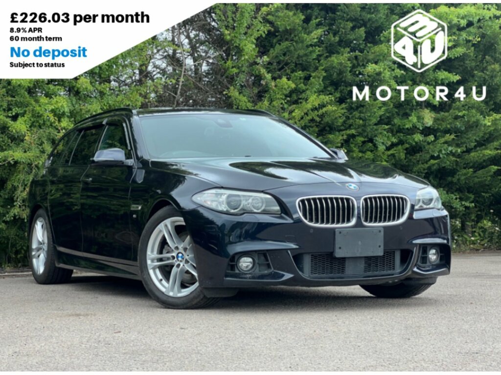BMW 5 Series 523D M Sport Touring Blue