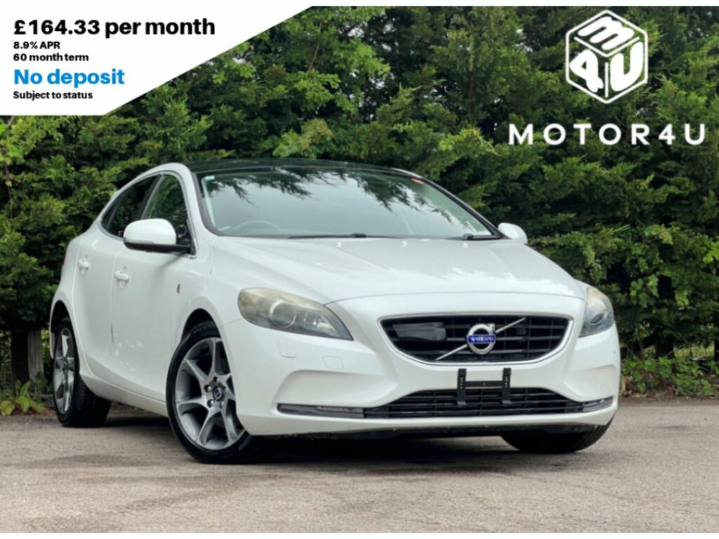 Volvo V40 T4 Se Lux Nav White