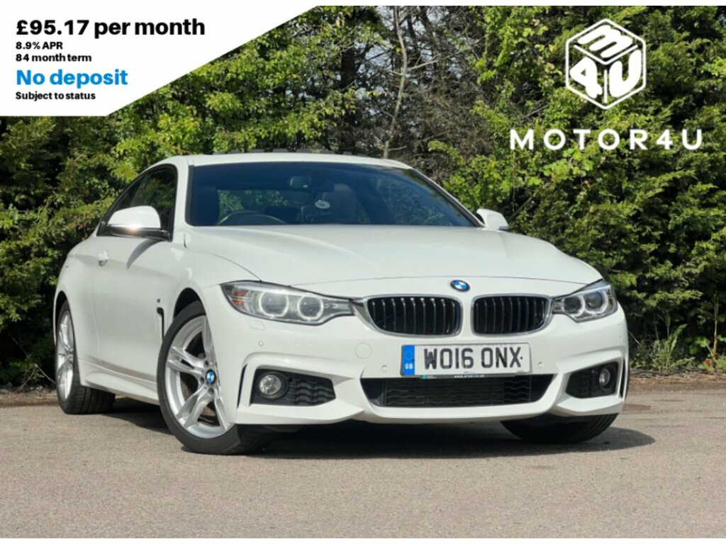 BMW 4 Series 420D M Sport White