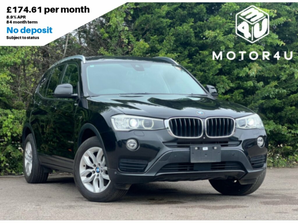 BMW X3 Xdrive20d Xline Black