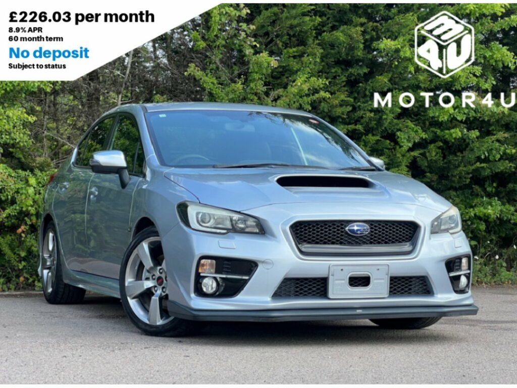 Subaru WRX STI S4 Gt-s Silver