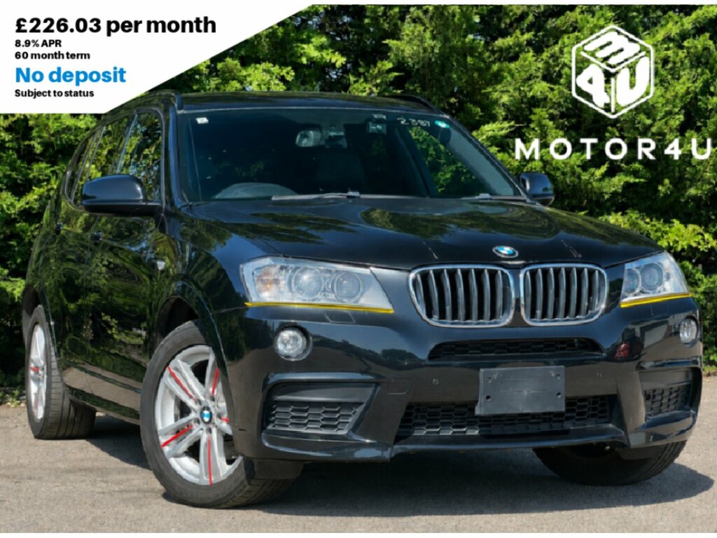 BMW X3 Xdrive20d M Sport Black