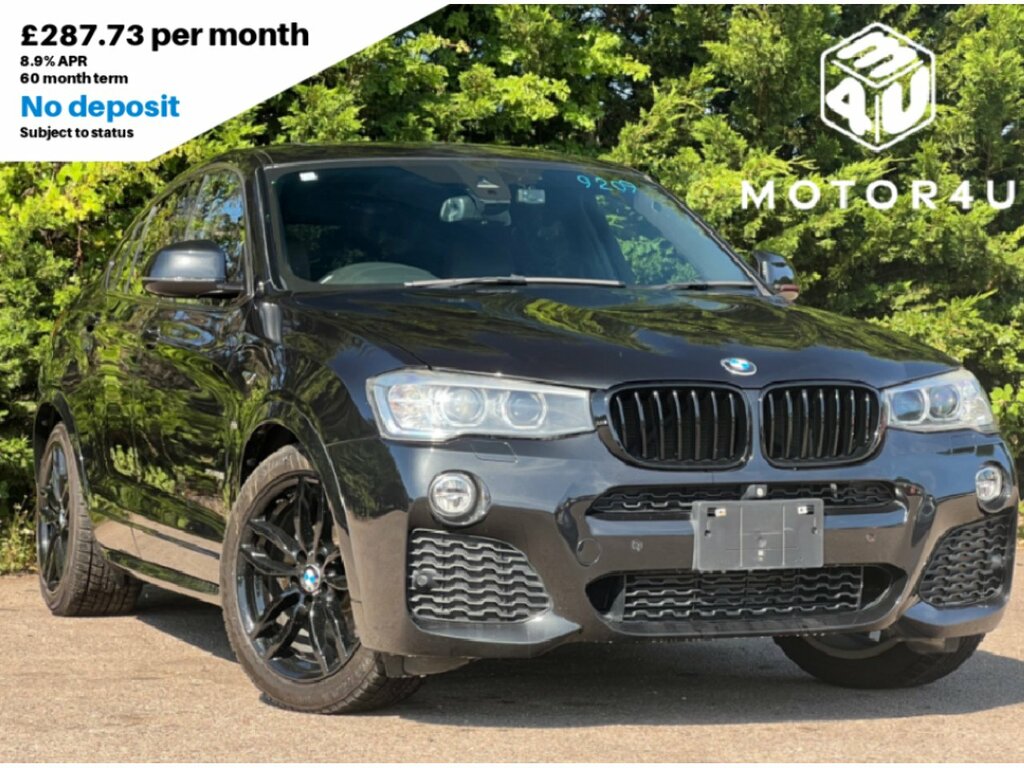 BMW X4 Xdrive28i M Sport Black
