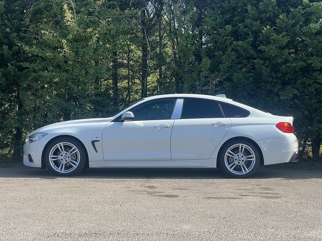 BMW 4 Series Gran Coupe 420I M Sport Gran Coupe White #5