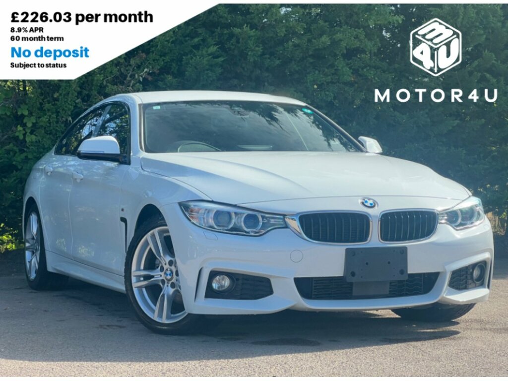 BMW 4 Series Gran Coupe 420I M Sport Gran Coupe White