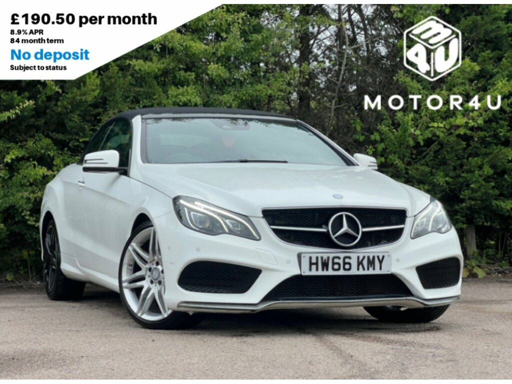 Mercedes-Benz E Class E350d V6 Amg Line Edition White