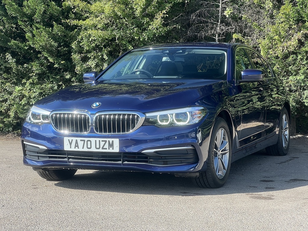 BMW 5 Series 530E Se YA70UZM Blue #3