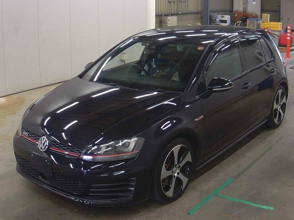 Volkswagen Golf Gti Black #4