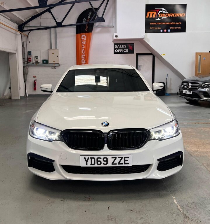 BMW 5 Series 2L M Sport YD69ZZE White #5