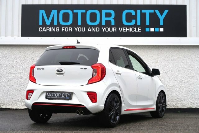 Kia Picanto 1.0 Gt-line Hatchback Euro 6 66 HY67ZXL White #3