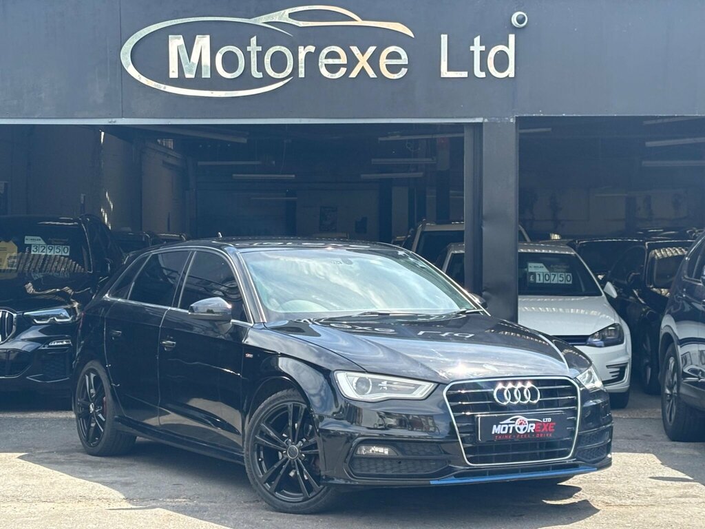 Audi A3 1.6 Tdi S Line Sportback S Tronic Euro 6 Ss Black #5